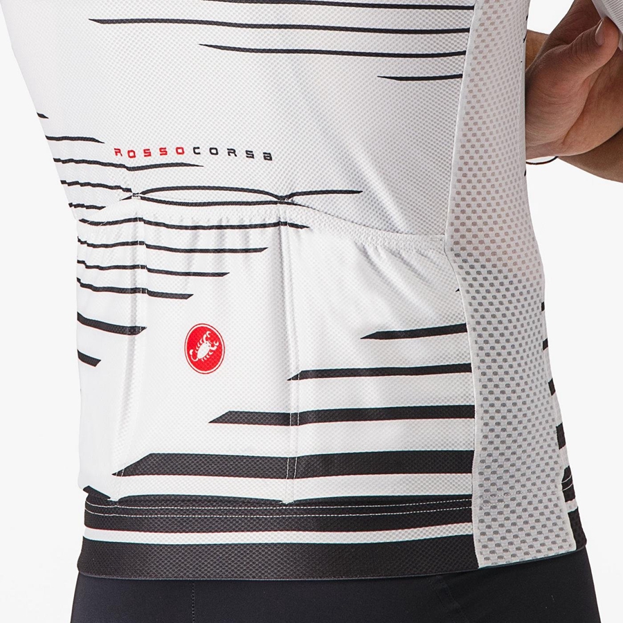 Castelli CLIMBER'S 4.0 Men Jersey White / Black | 9042EQYOX