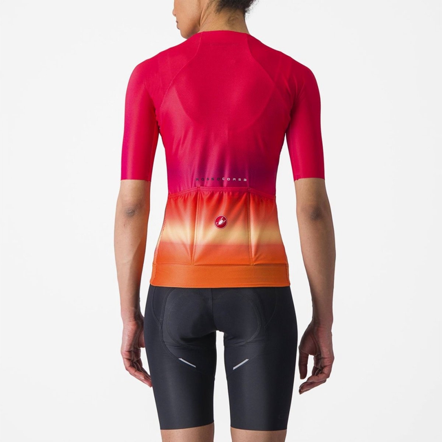 Castelli CLIMBER'S 4.0 W Women Jersey Pink | 7648HAWFD