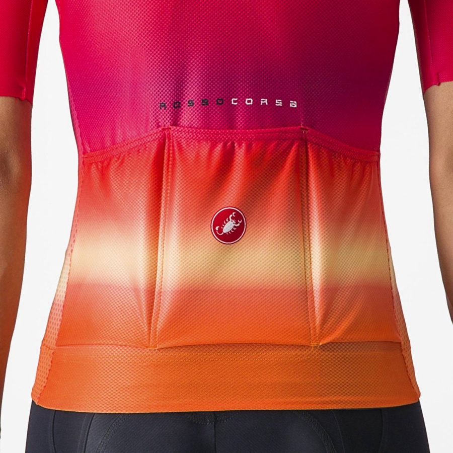 Castelli CLIMBER'S 4.0 W Women Jersey Pink | 7648HAWFD