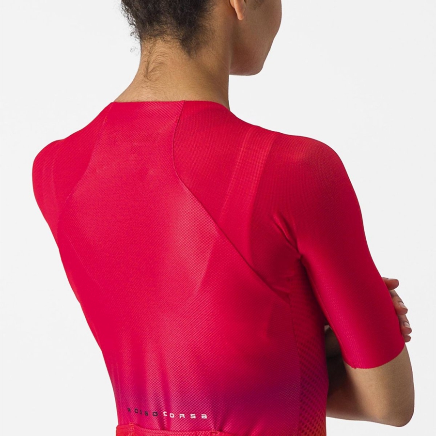 Castelli CLIMBER'S 4.0 W Women Jersey Pink | 7648HAWFD