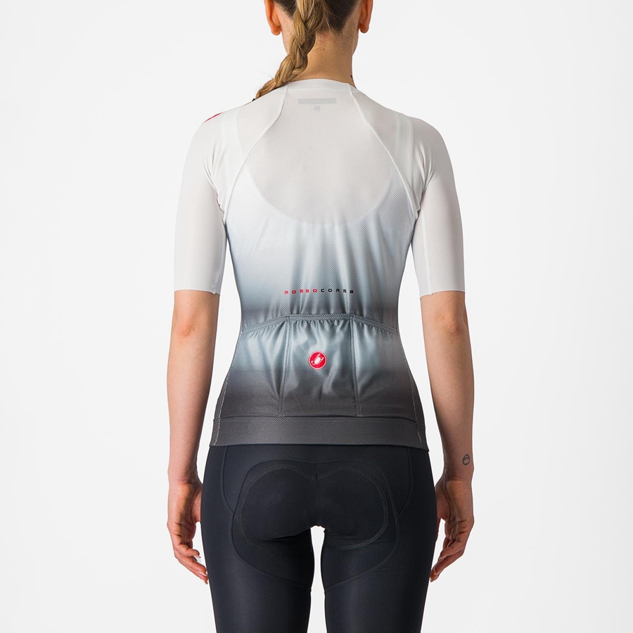 Castelli CLIMBER'S 4.0 W Women Jersey White / Dark Grey | 0958TUEJM