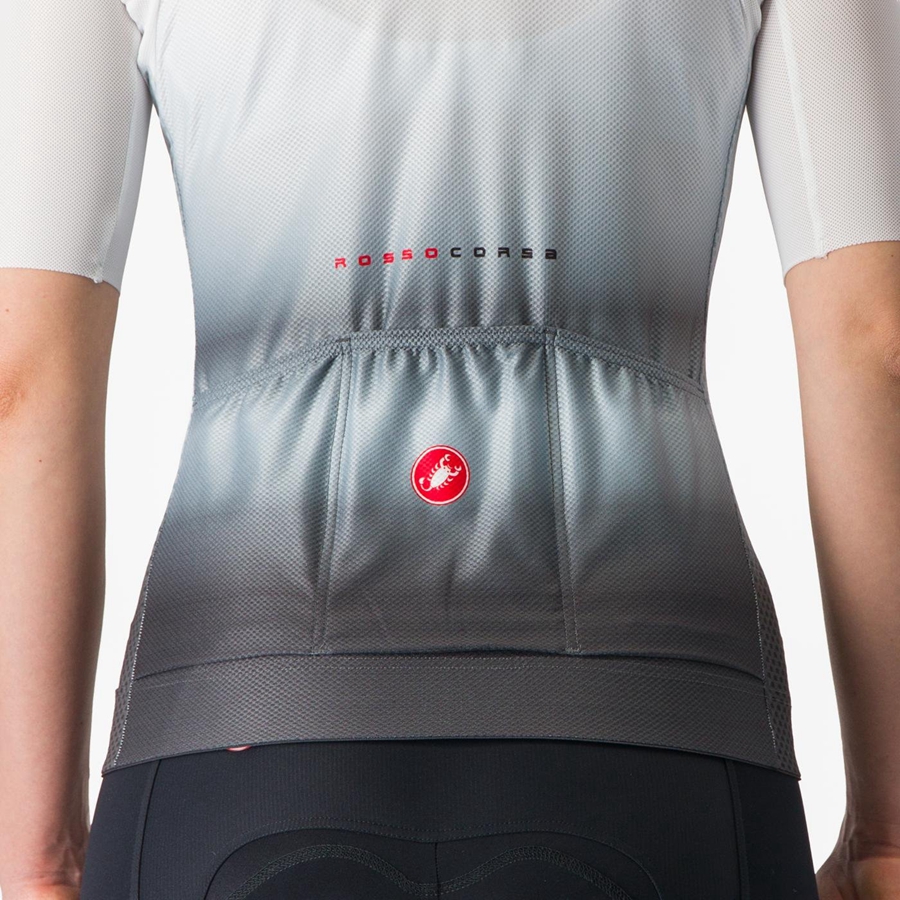 Castelli CLIMBER'S 4.0 W Women Jersey White / Dark Grey | 0958TUEJM