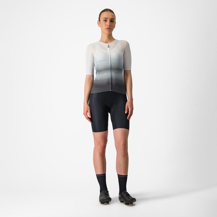 Castelli CLIMBER'S 4.0 W Women Jersey White / Dark Grey | 0958TUEJM