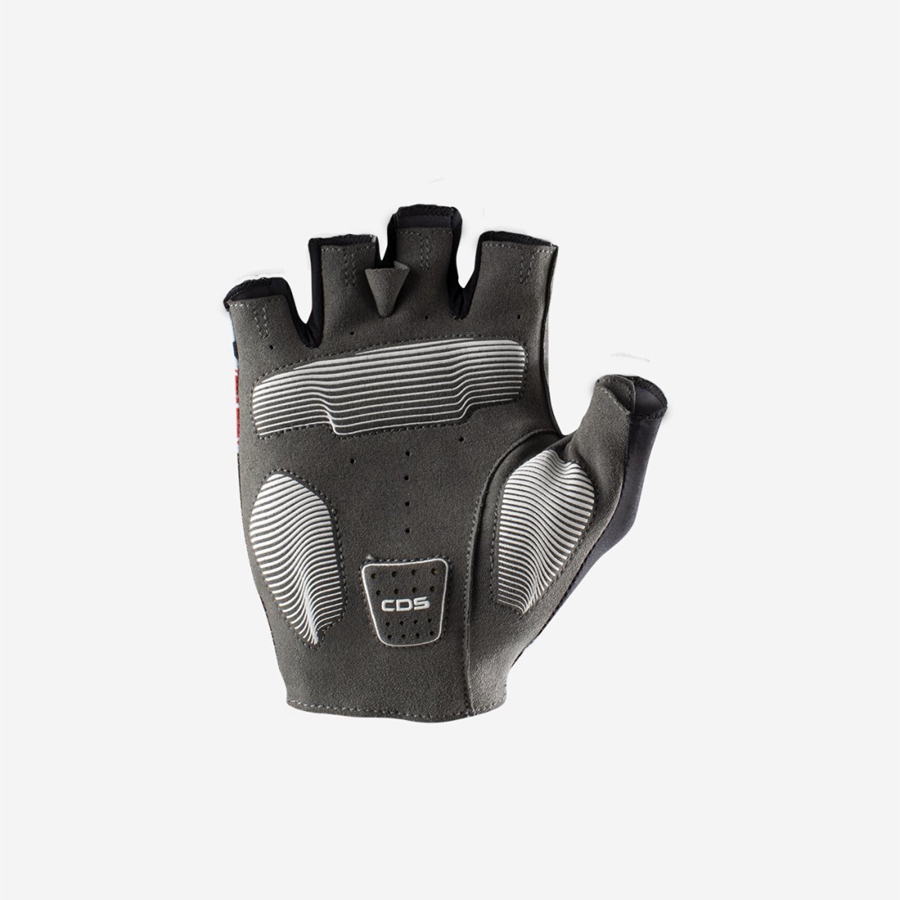 Castelli COMPETIZIONE 2 Men Gloves Black / Silver | 0247WUJQY