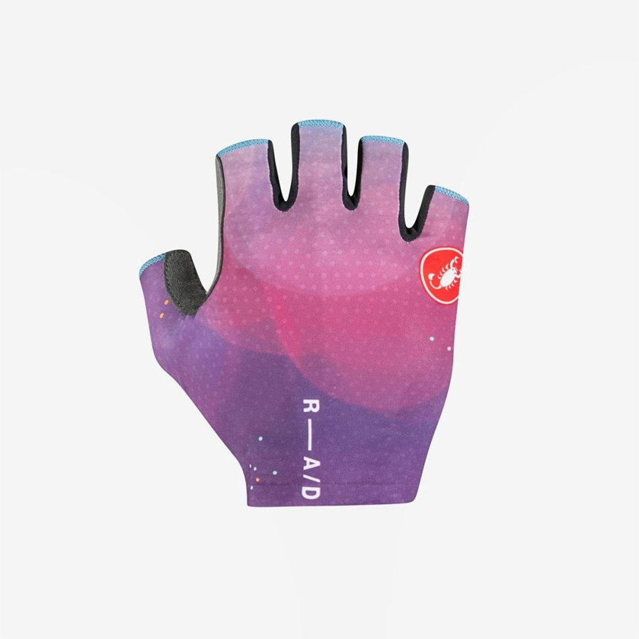 Castelli COMPETIZIONE 2 Men Gloves Multicolor Purple | 6430EBVGF