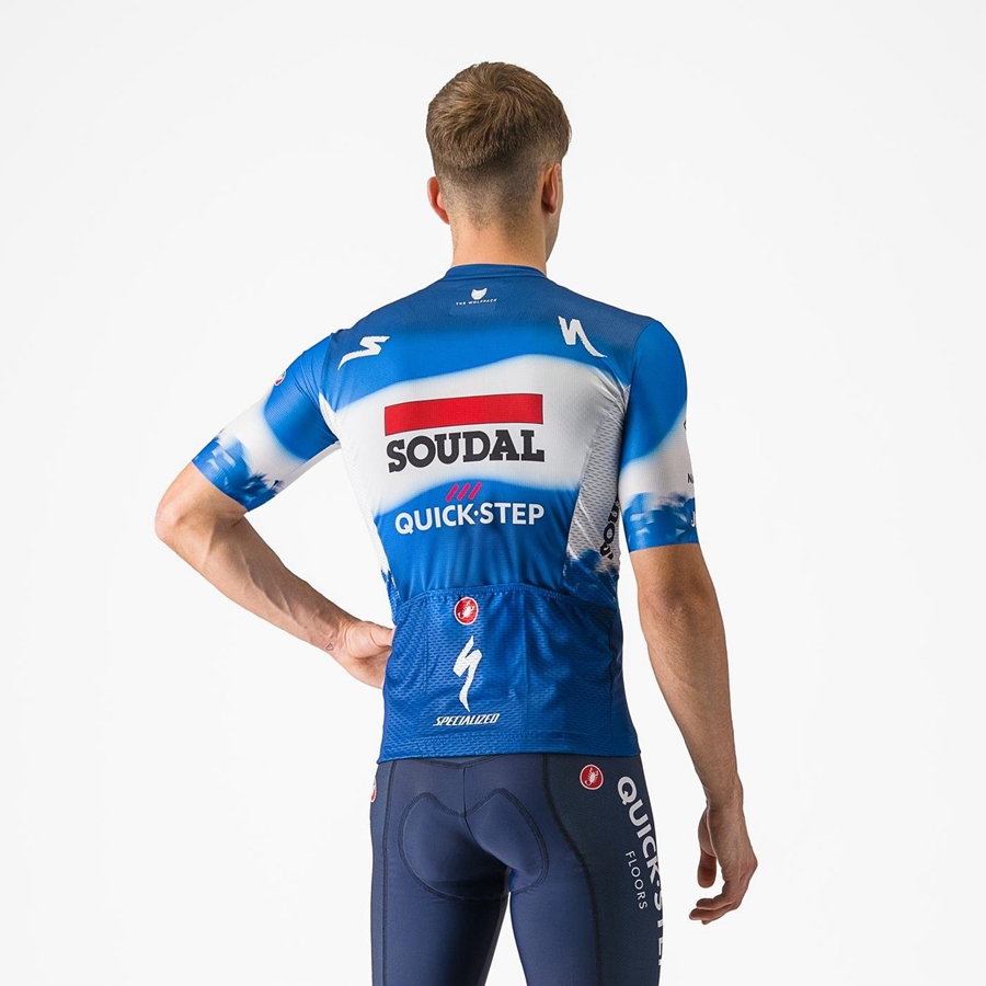 Castelli COMPETIZIONE 3 Men Jersey Blue / White | 1385NDXMF