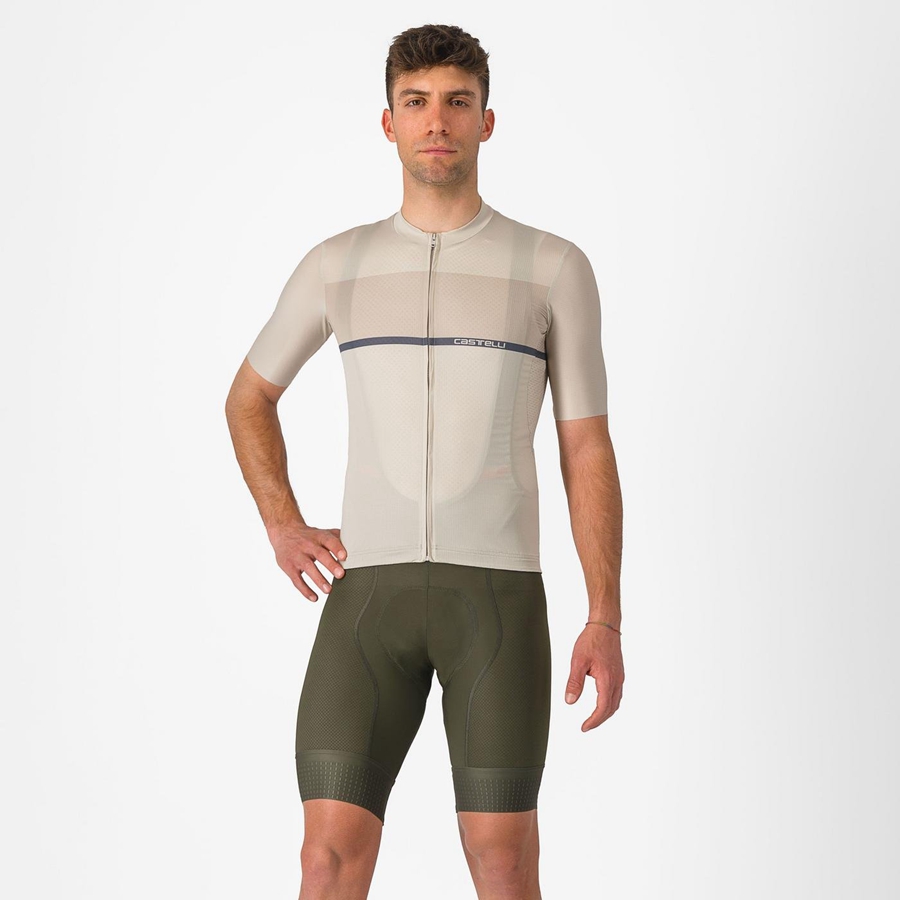 Castelli COMPETIZIONE Men Bib Shorts Deep Green | 8672UZSVL