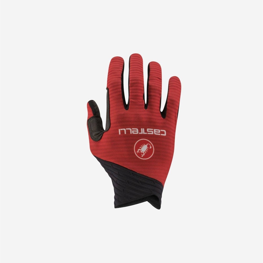 Castelli CW 6.1 UNLIMITED Men Gloves Red | 2138UZWDG