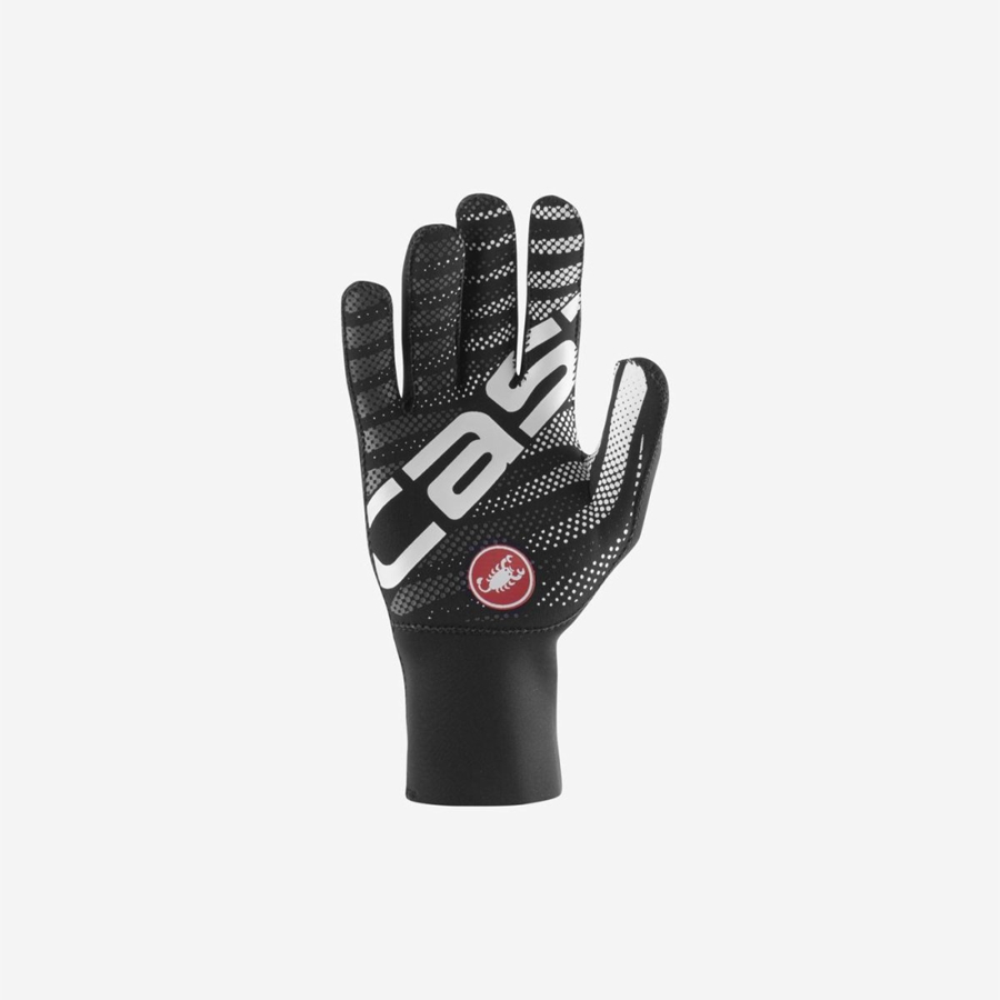 Castelli DILUVIO C Men Gloves Black | 4732ZBHLP