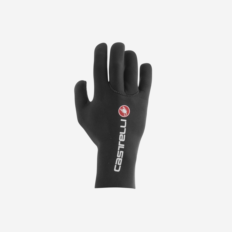 Castelli DILUVIO C Men Gloves Black | 4732ZBHLP