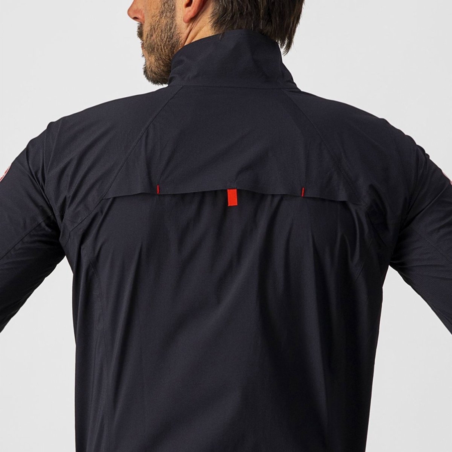 Castelli EMERGENCY 2 RAIN Men Protection Black | 7950ZJHOX