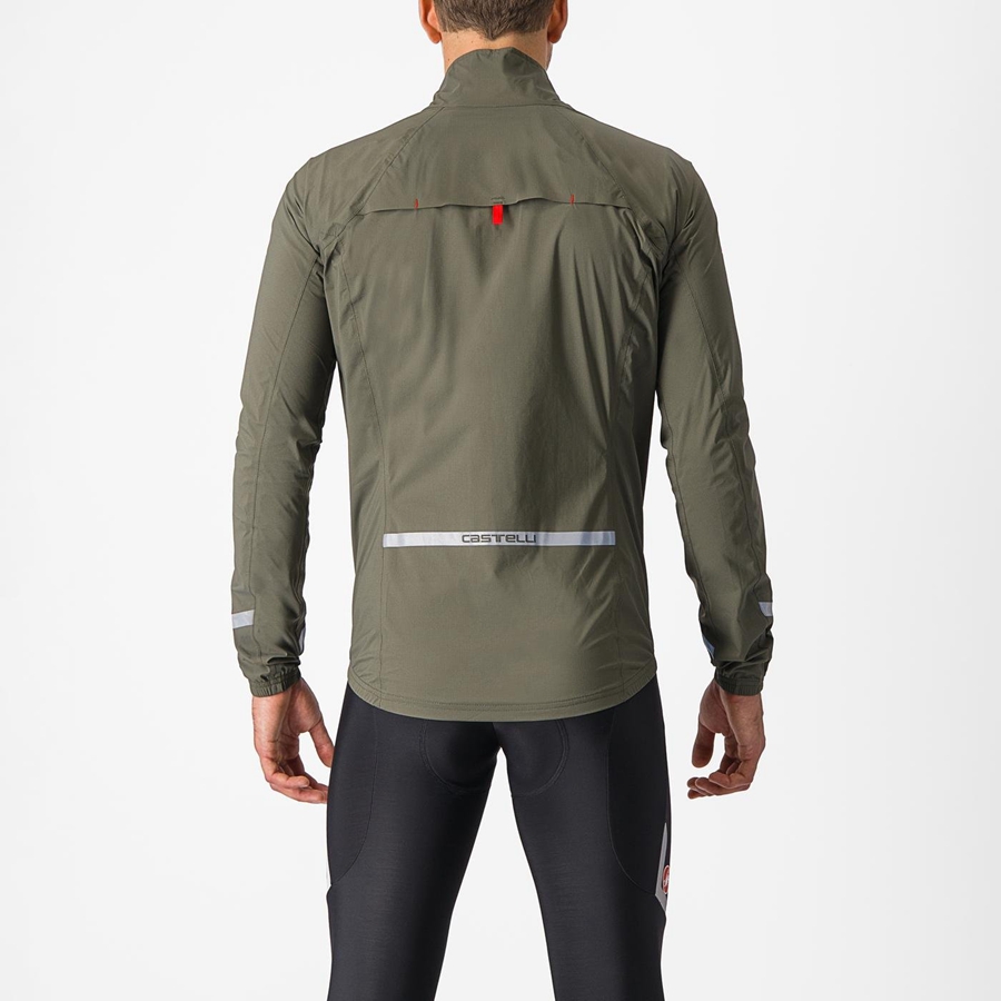 Castelli EMERGENCY 2 RAIN Men Protection Green | 0649DUAGO