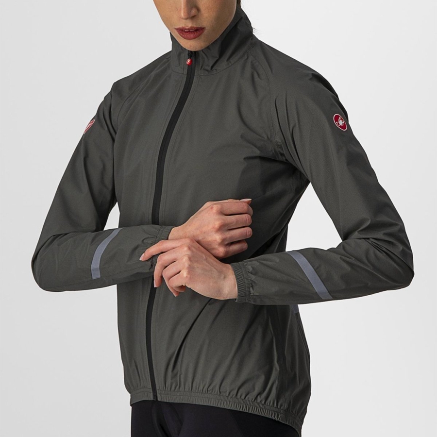 Castelli EMERGENCY 2 W RAIN Women Protection Green | 1852WBNJA