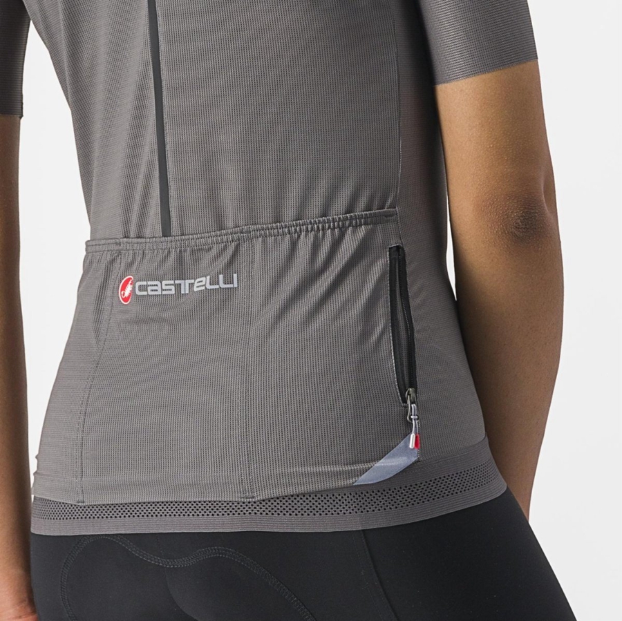 Castelli ENDURANCE W Women Jersey Grey | 7039KLUVX