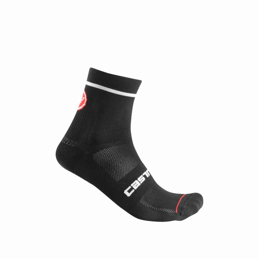 Castelli ENTRATA 9 Men Socks Black | 9452BUKWS