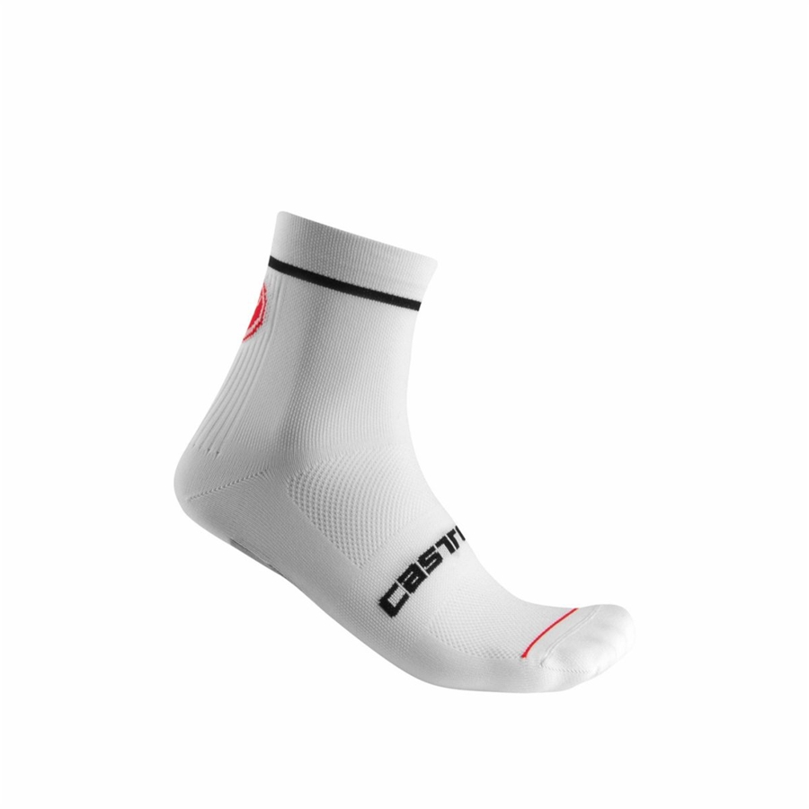 Castelli ENTRATA 9 Men Socks White | 1306QLMYG