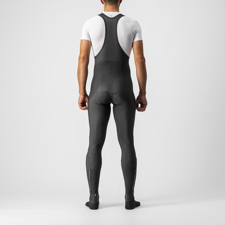 Castelli ENTRATA Men Bib Tights Black | 1405DHBNR