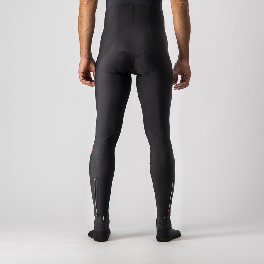 Castelli ENTRATA Men Bib Tights Black | 1405DHBNR