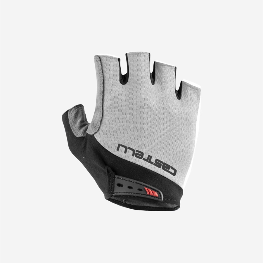 Castelli ENTRATA V Men Gloves White | 4560HFCLO