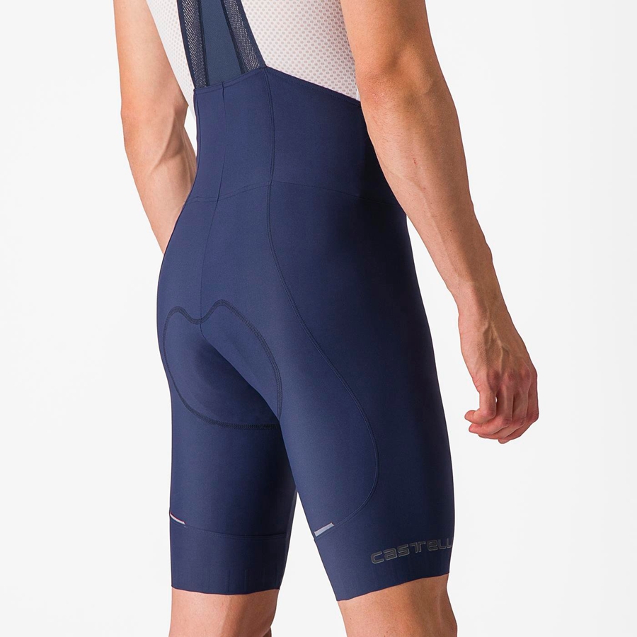 Castelli ESPRESSO Men Bib Shorts Blue | 9563UMGZD