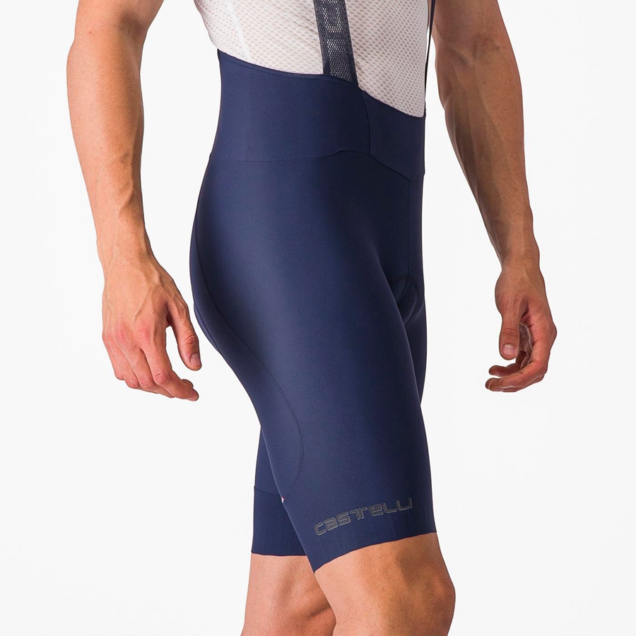 Castelli ESPRESSO Men Bib Shorts Blue | 9563UMGZD