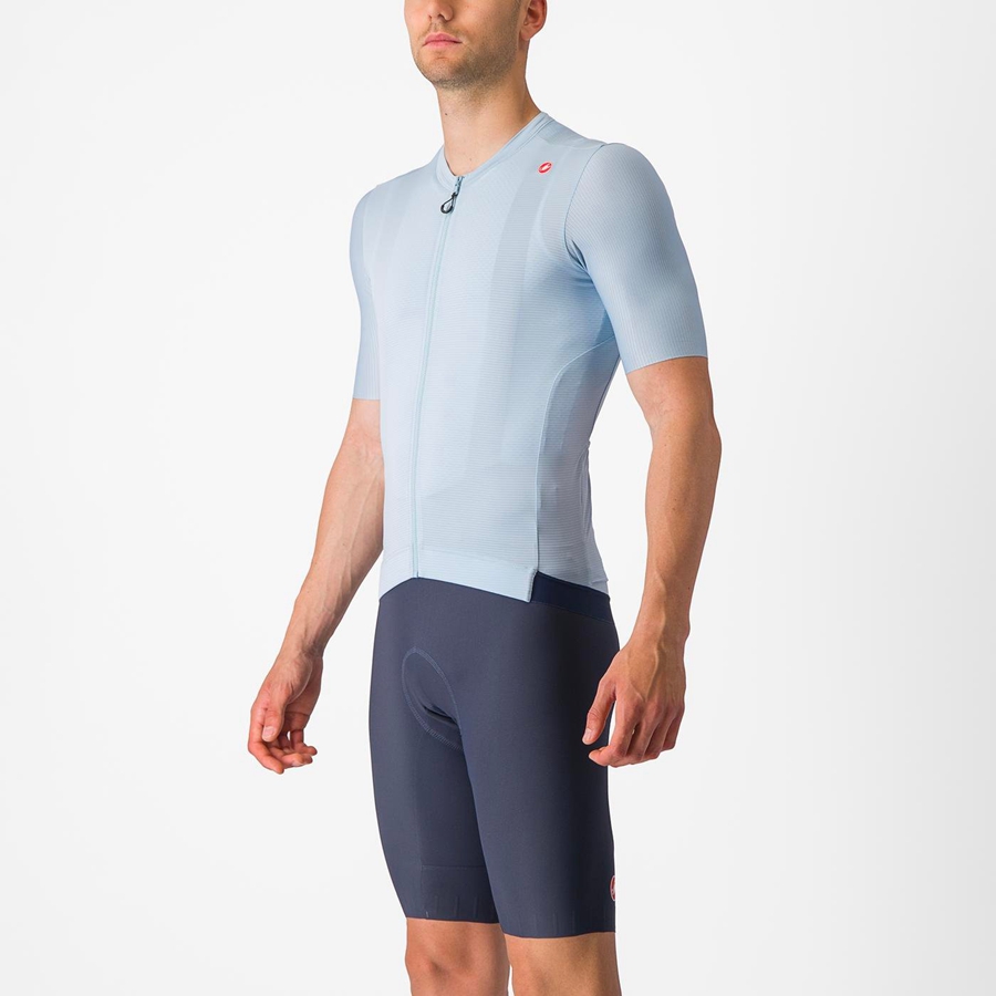 Castelli ESPRESSO Men Jersey Blue / Blue | 2784TJGUQ