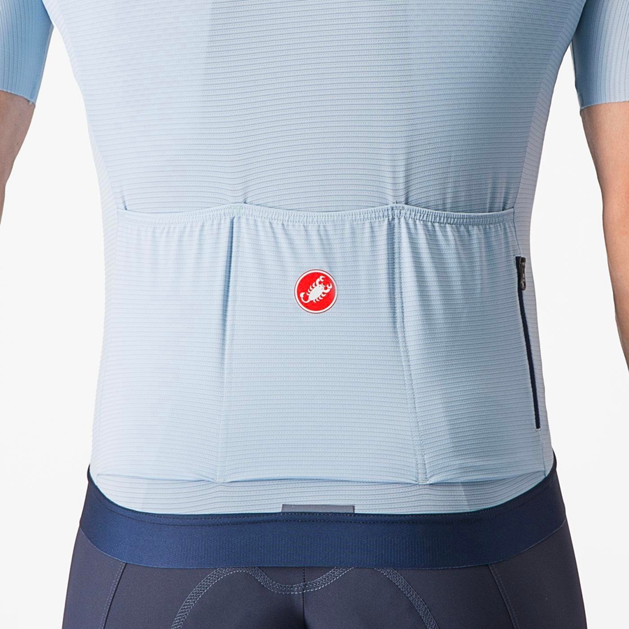 Castelli ESPRESSO Men Jersey Blue / Blue | 2784TJGUQ