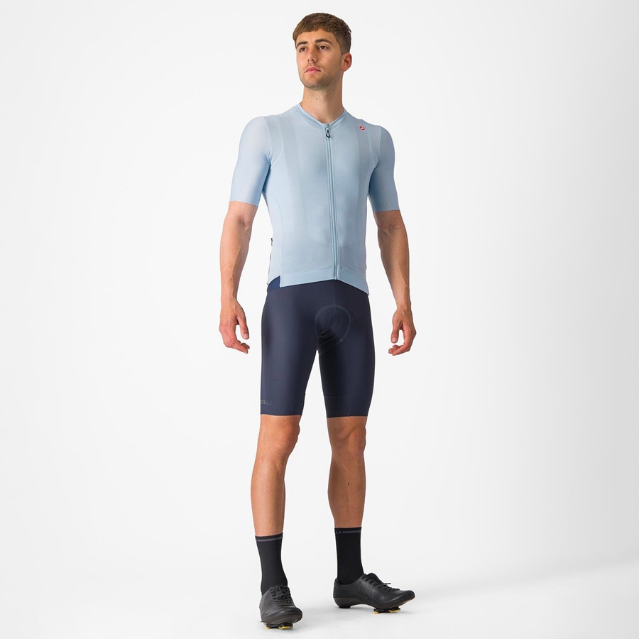 Castelli ESPRESSO Men Jersey Blue / Blue | 2784TJGUQ