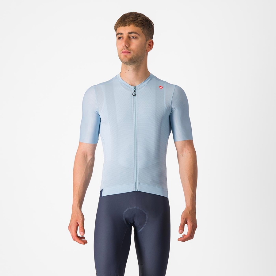 Castelli ESPRESSO Men Jersey Blue / Blue | 2784TJGUQ