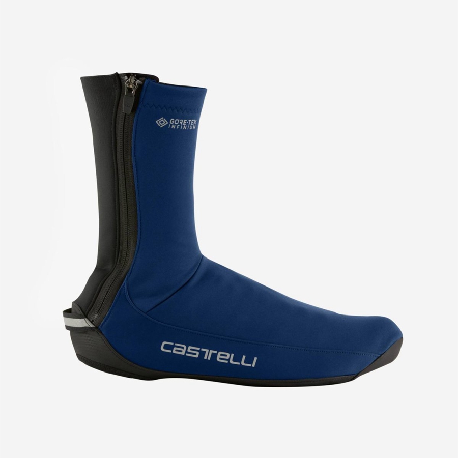 Castelli ESPRESSO Men Shoecovers Blue | 4628XYIKF