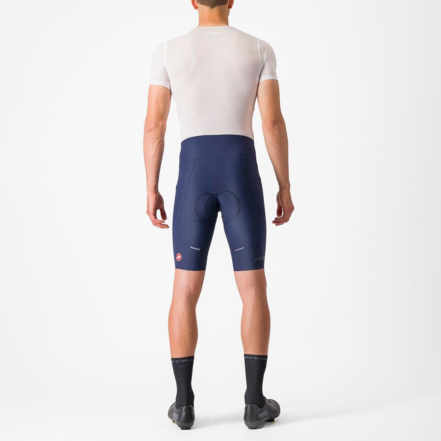 Castelli ESPRESSO Men Shorts Blue | 5329IFVWM