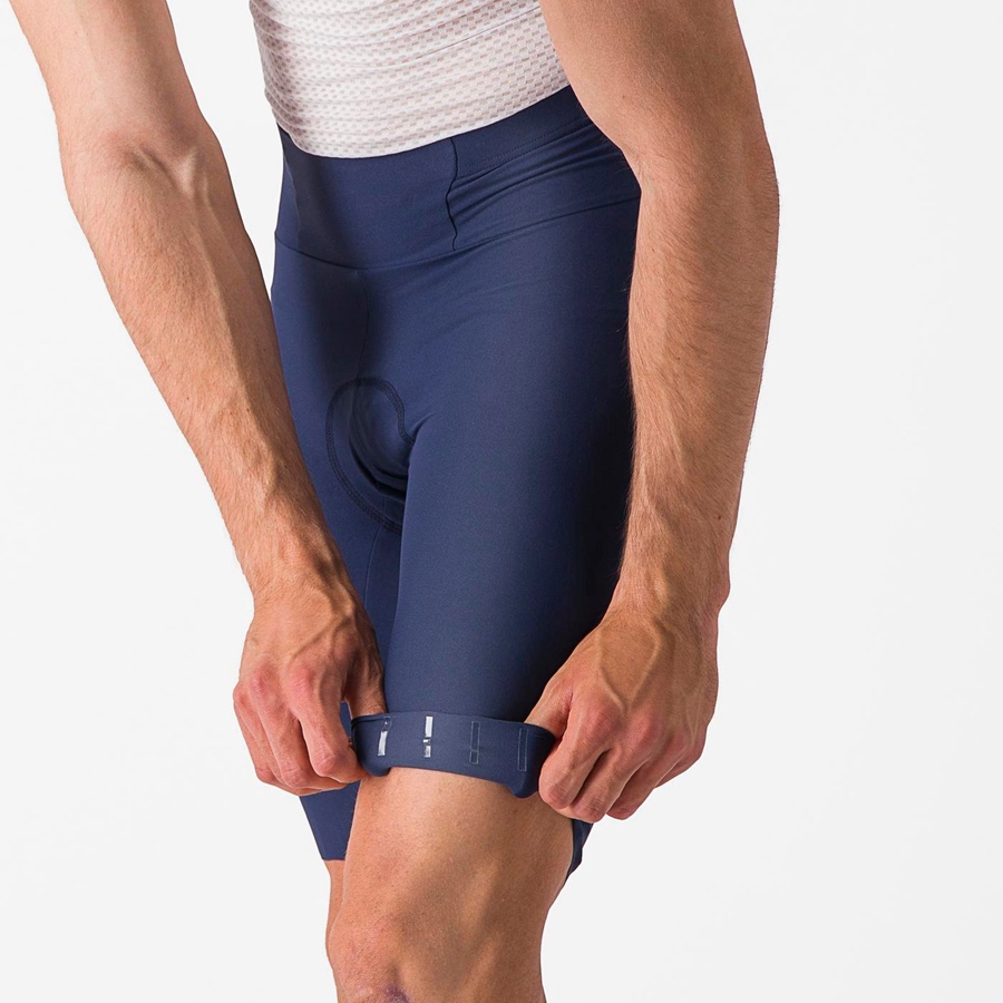 Castelli ESPRESSO Men Shorts Blue | 5329IFVWM