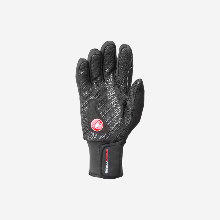 Castelli ESTREMO Men Gloves Black | 3906VTSYM