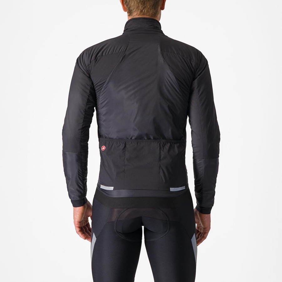 Castelli FLY THERMAL Men Jackets Black | 9516SGOKJ