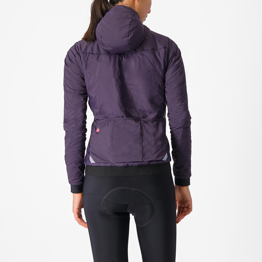 Castelli FLY THERMAL W Women Jackets Purple | 5164GIUBY