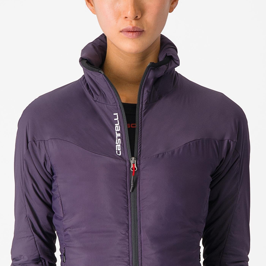 Castelli FLY THERMAL W Women Jackets Purple | 5164GIUBY