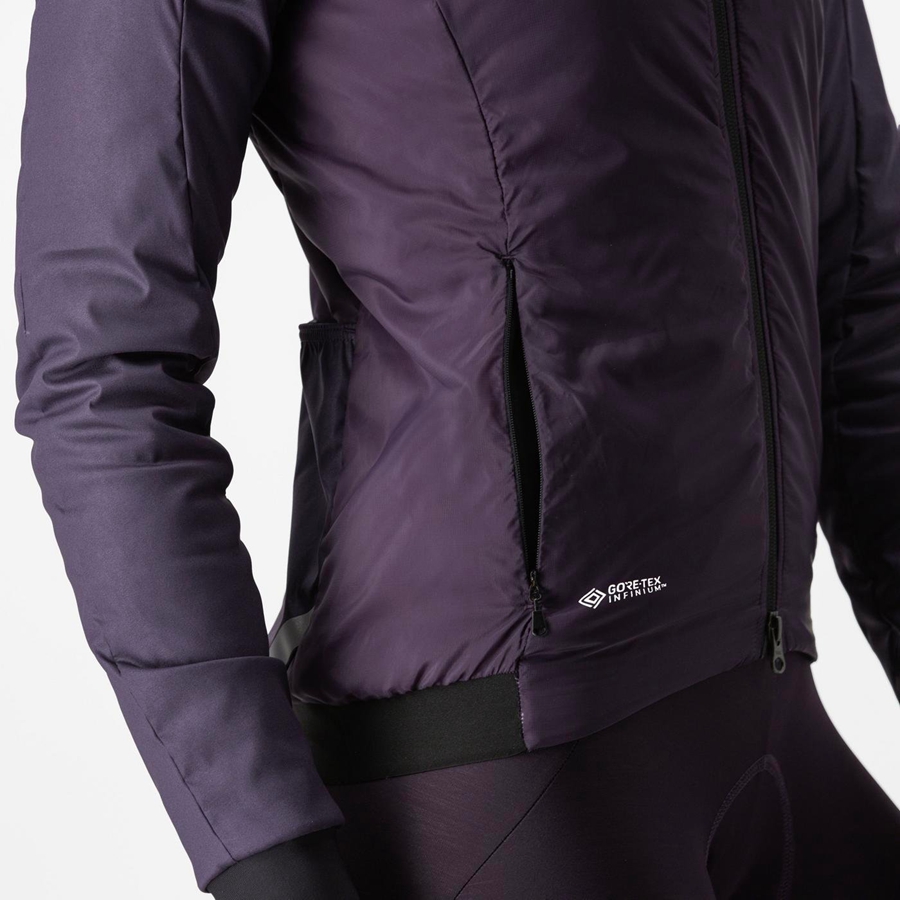 Castelli FLY THERMAL W Women Jackets Purple | 5164GIUBY