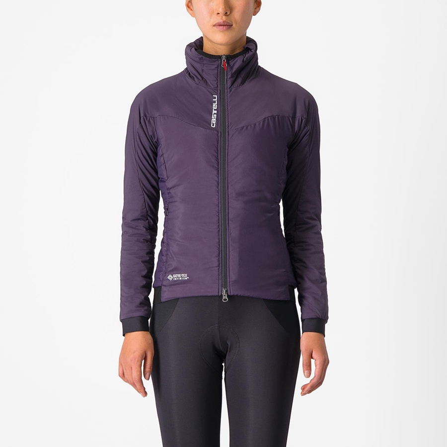 Castelli FLY THERMAL W Women Jackets Purple | 5164GIUBY