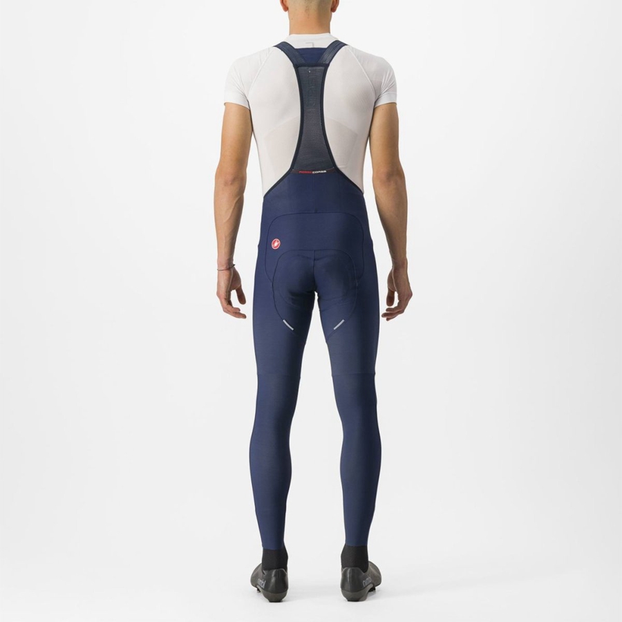 Castelli FREE AERO RC Men Bib Tights Blue | 7086IKMEQ