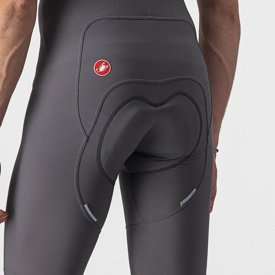 Castelli FREE AERO RC Men Bib Tights Dark Grey | 5704PXTUL