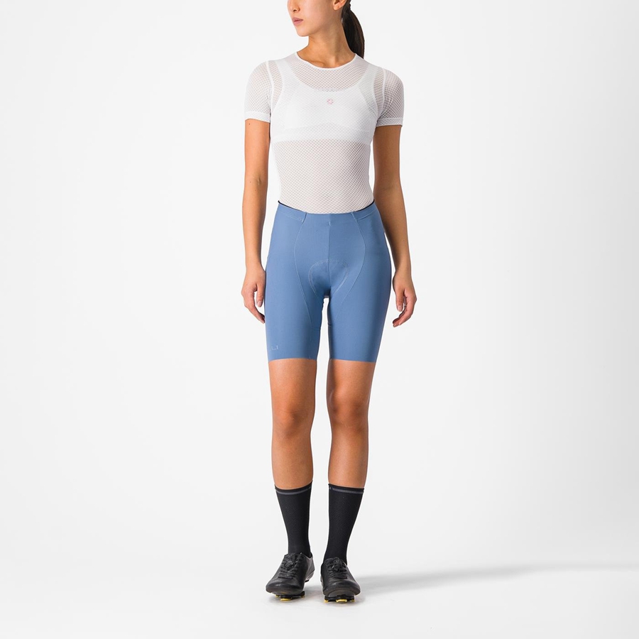 Castelli FREE AERO RC W Women Shorts Grey Blue | 7264QKRFJ