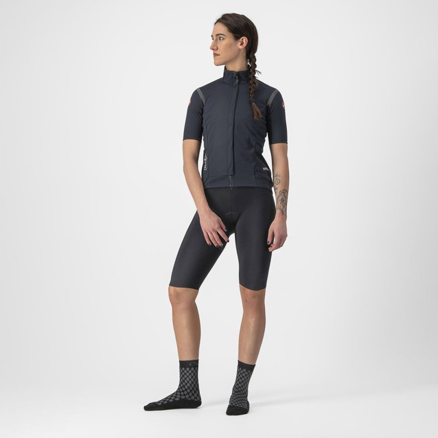 Castelli GABBA RoS 2 W Women Jackets Black / Black | 8492ETFWU