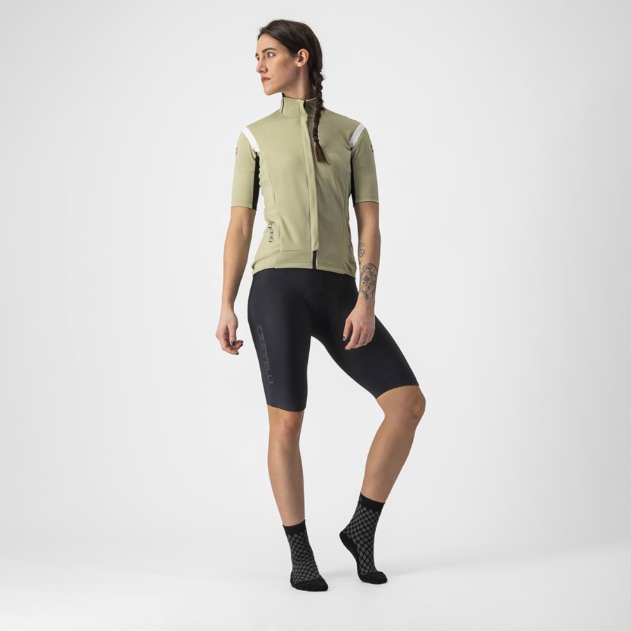 Castelli GABBA RoS 2 W Women Jackets Green | 5390EMTHG