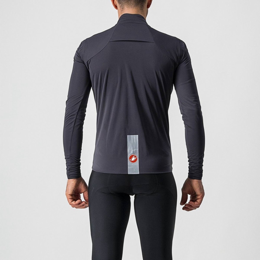 Castelli GOCCIA Men Protection Dark Grey | 1894ELSWO