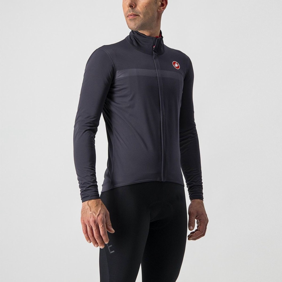 Castelli GOCCIA Men Protection Dark Grey | 1894ELSWO