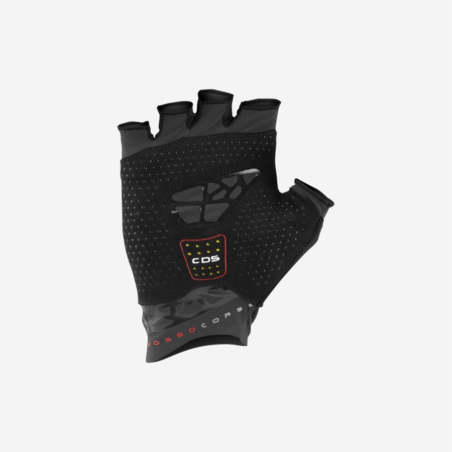 Castelli ICON RACE Men Gloves Black | 6809VUCEQ