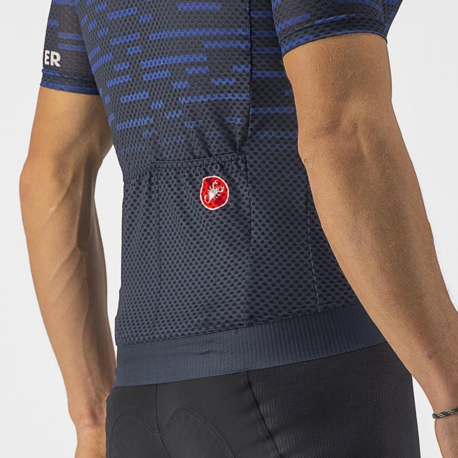 Castelli INSIDER Men Jersey Blue | 5783JDKWG