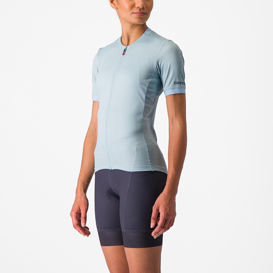 Castelli LIBERA Women Jersey Blue | 6024FOQWK