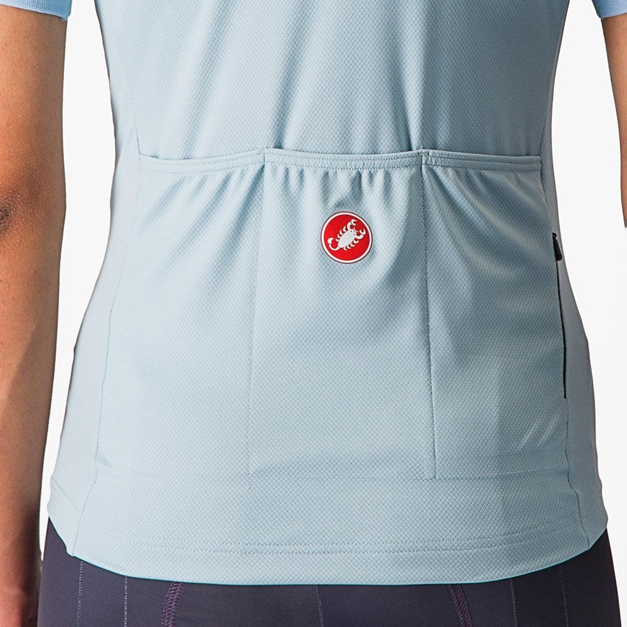 Castelli LIBERA Women Jersey Blue | 6024FOQWK