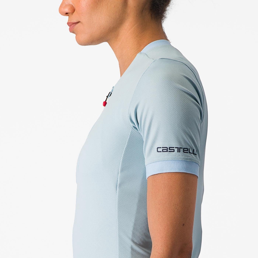 Castelli LIBERA Women Jersey Blue | 6024FOQWK